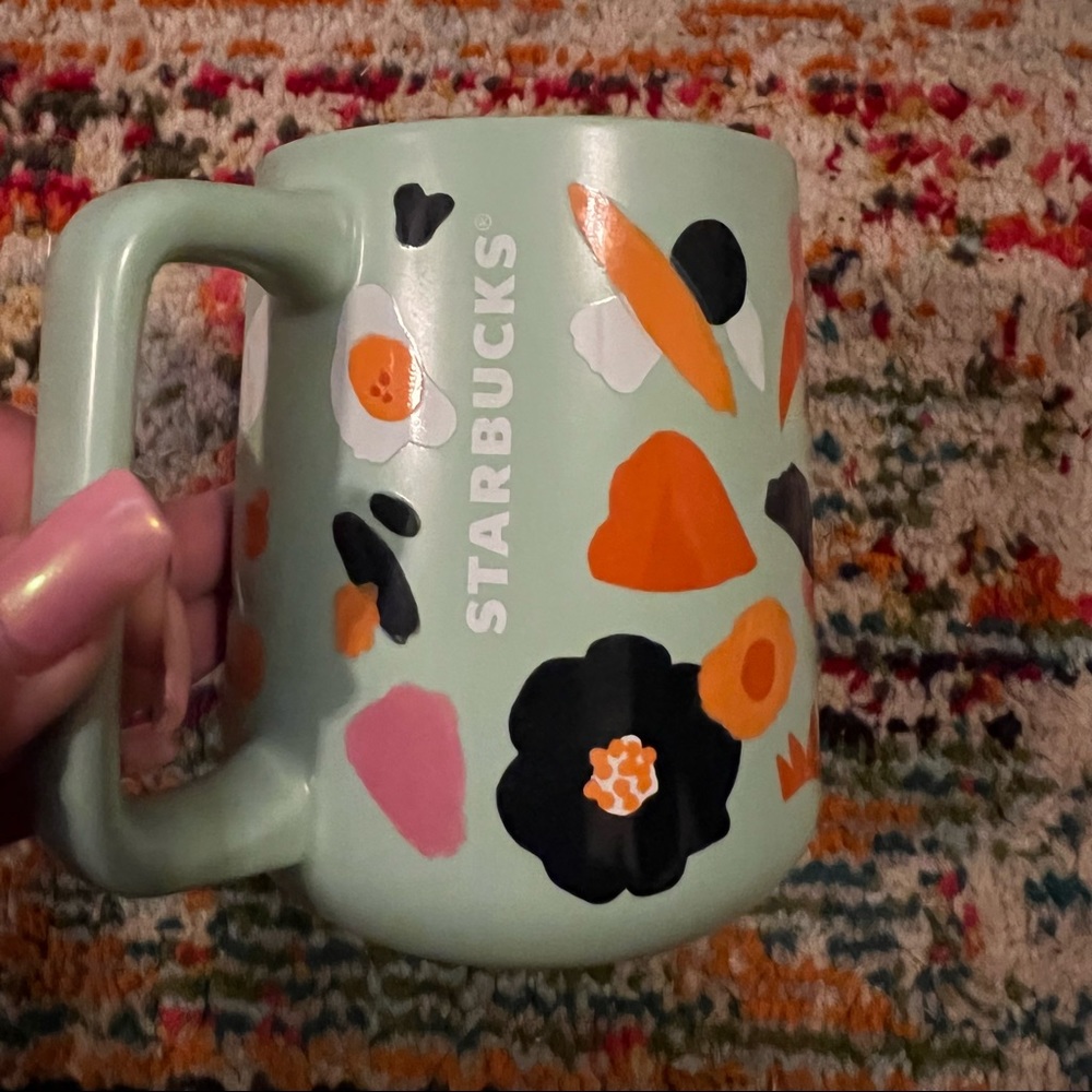 Starbucks Ceramic Coffee Mug Cup 14 Oz Summer 2020 Collection Floral